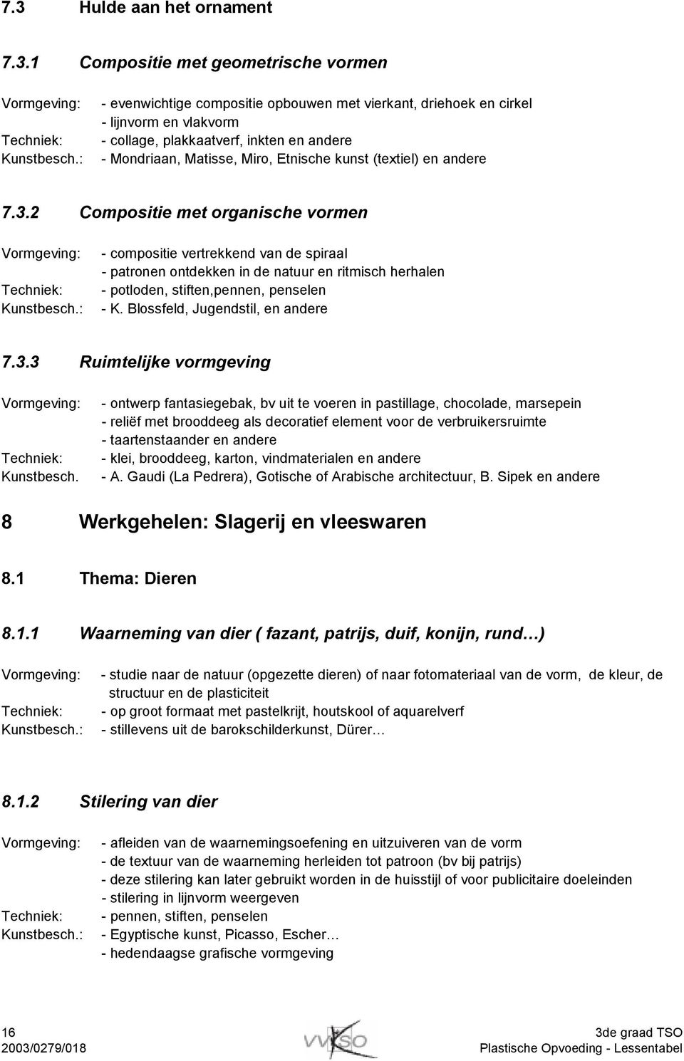 2 Compositie met organische vormen - compositie vertrekkend van de spiraal - patronen ontdekken in de natuur en ritmisch herhalen - potloden, stiften,pennen, penselen - K.