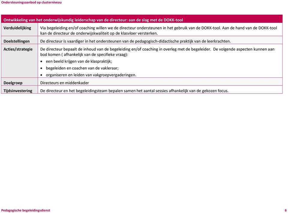 De directeur is vaardiger in het ondersteunen van de pedagogisch-didactische praktijk van de leerkrachten.