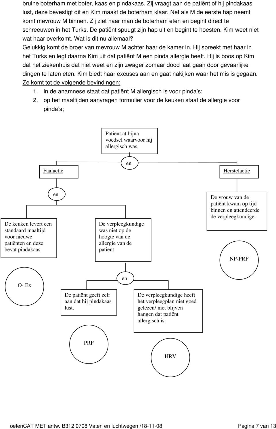 Gelukkig komt e roer vn mevrouw M hter hr e kmer in. Hij spreekt met hr in het Turks en legt rn Kim uit t ptiënt M een pin llergie heeft.