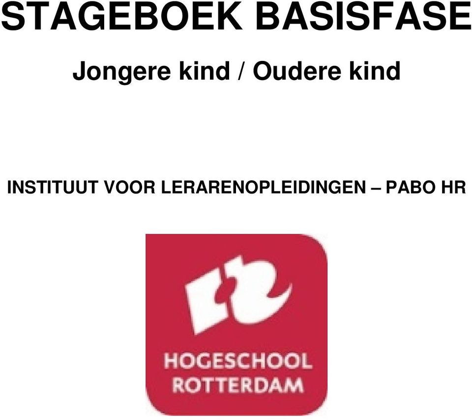 kind INSTITUUT VOOR