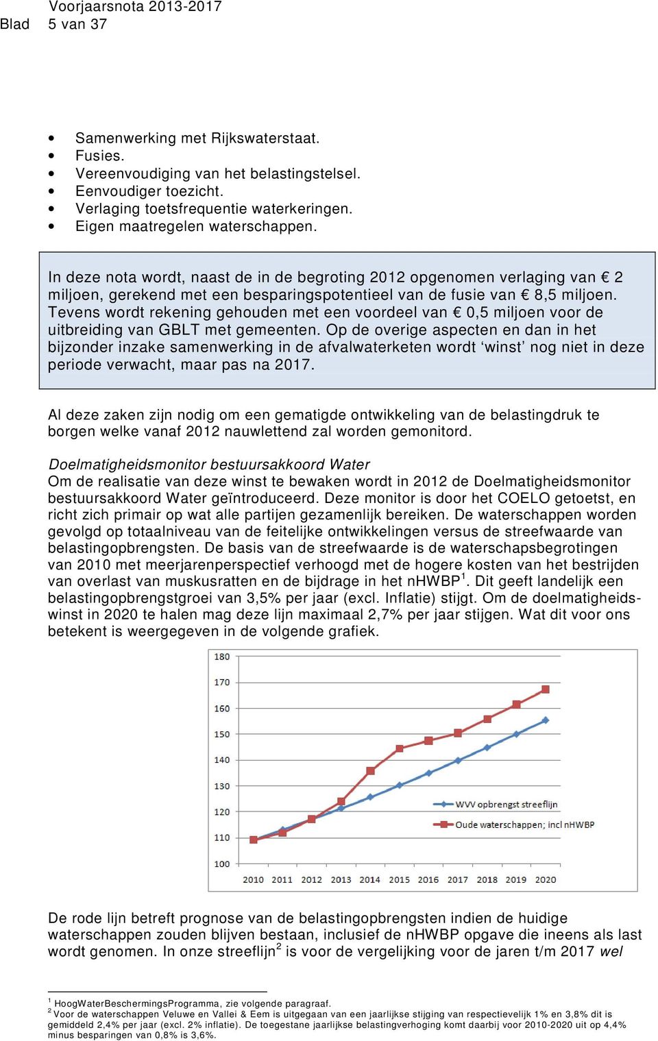 Tevens wordt rekening gehouden met een voordeel van 0,5 miljoen voor de uitbreiding van GBLT met gemeenten.