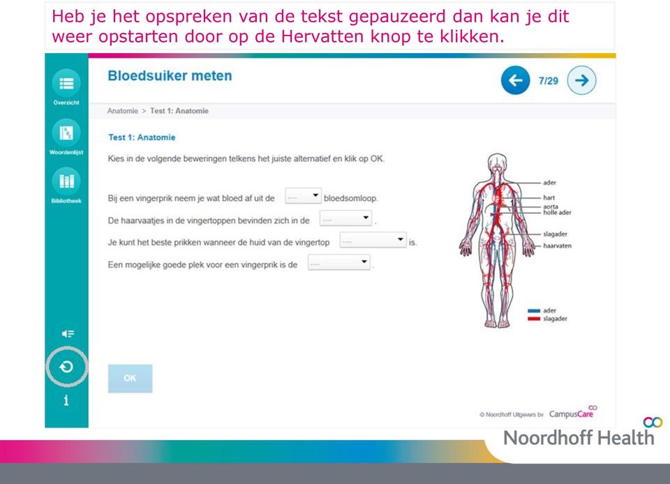 dit weer opstarten door op