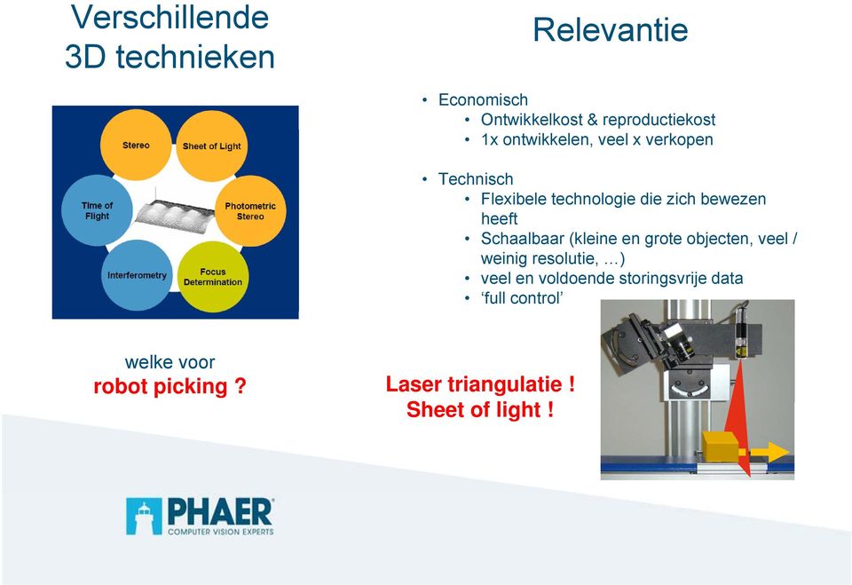 Schaalbaar (kleine en grote objecten, veel / weinig resolutie, ) veel en voldoende