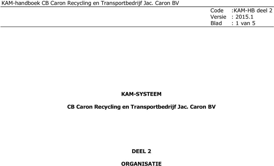 Caron Recycling en