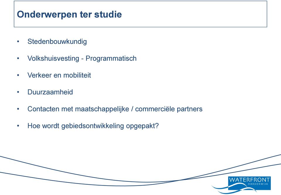 mobiliteit Duurzaamheid Contacten met