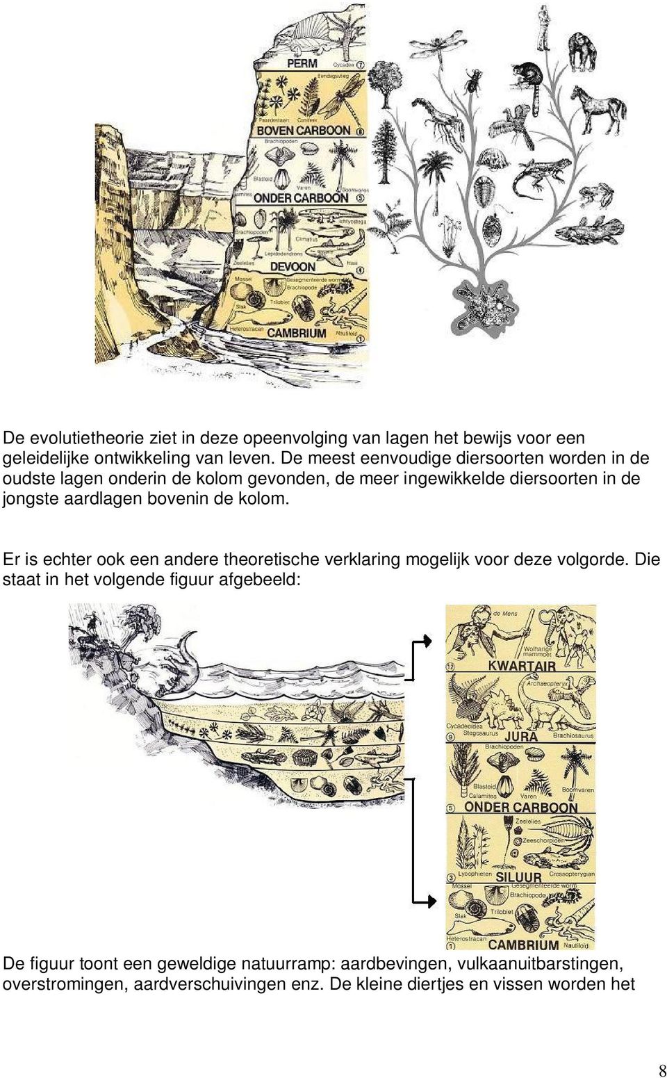 aardlagen bovenin de kolom. Er is echter ook een andere theoretische verklaring mogelijk voor deze volgorde.