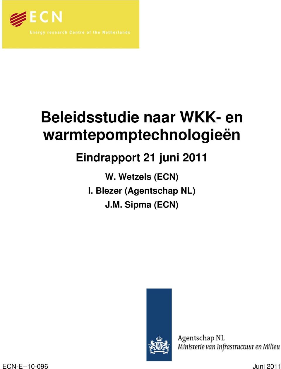 juni 2011 W. Wetzels (ECN) I.