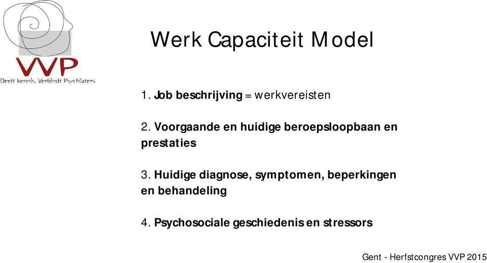 Voorgaande en huidige beroepsloopbaan en prestaties 3.