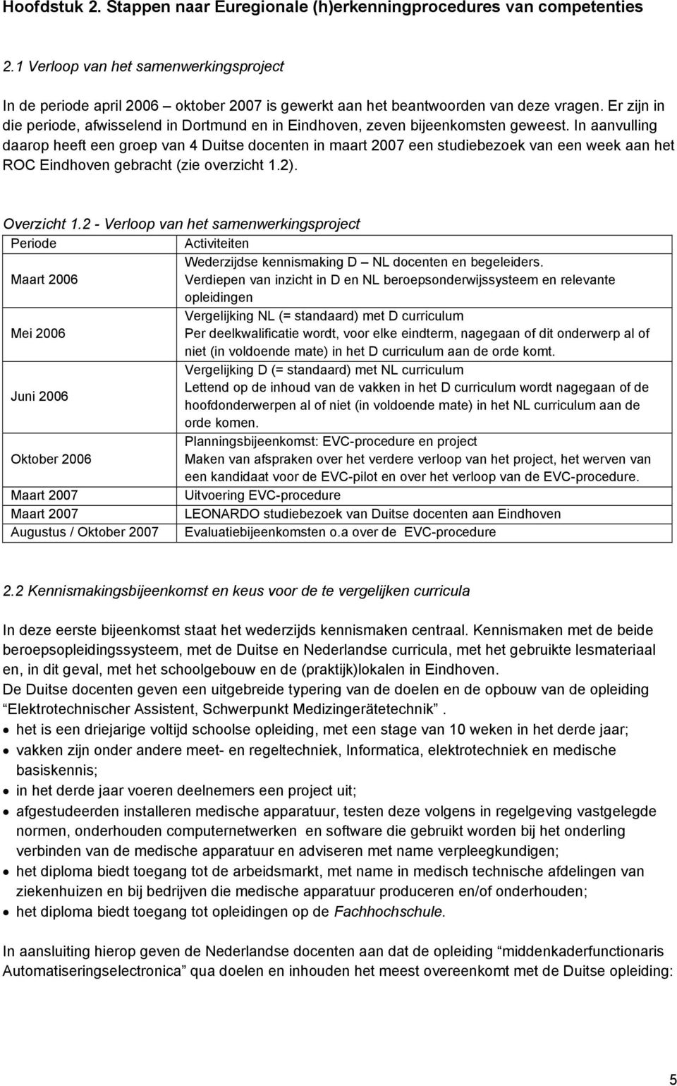 Er zijn in die periode, afwisselend in Dortmund en in Eindhoven, zeven bijeenkomsten geweest.