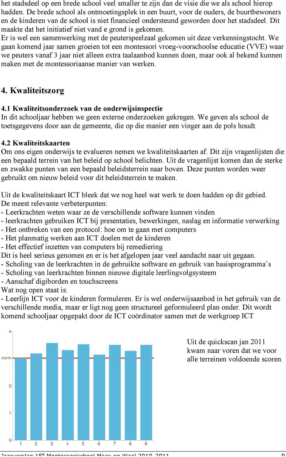 Dit maakte dat het initiatief niet vand e grond is gekomen. Er is wel een samenwerking met de peuterspeelzaal gekomen uit deze verkenningstocht.