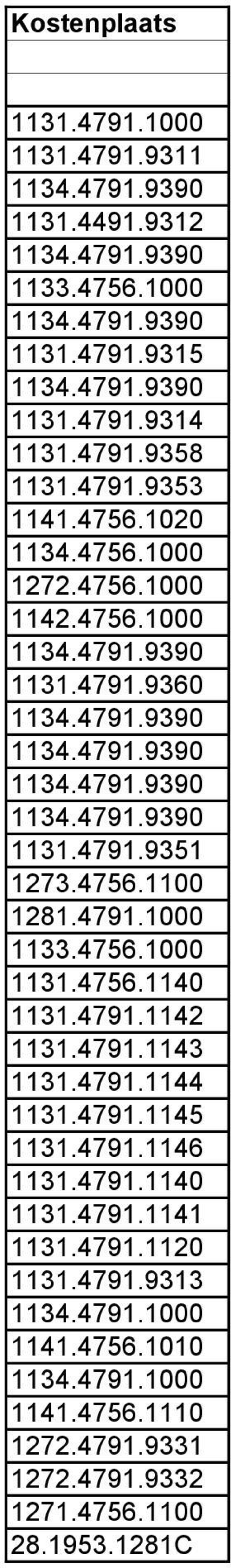 4791.1142 1131.4791.1143 1131.4791.1144 1131.4791.1145 1131.4791.1146 1131.4791.1140 1131.4791.1141 1131.4791.1120 1131.4791.9313 1134.