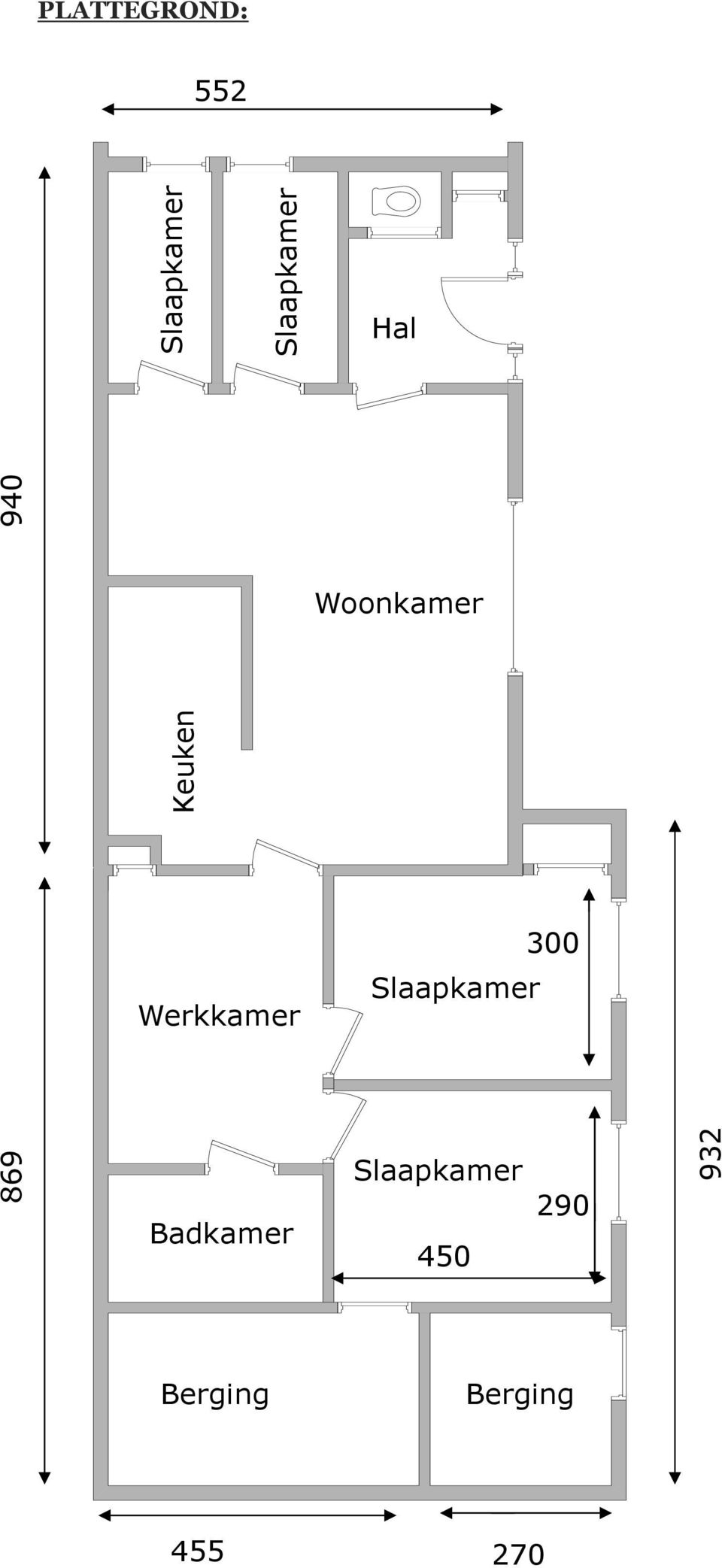 Werkkamer Badkamer Woonkamer 300