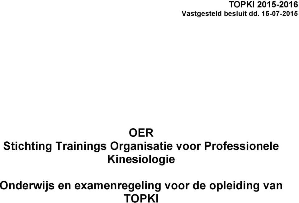 Organisatie voor Professionele Kinesiologie