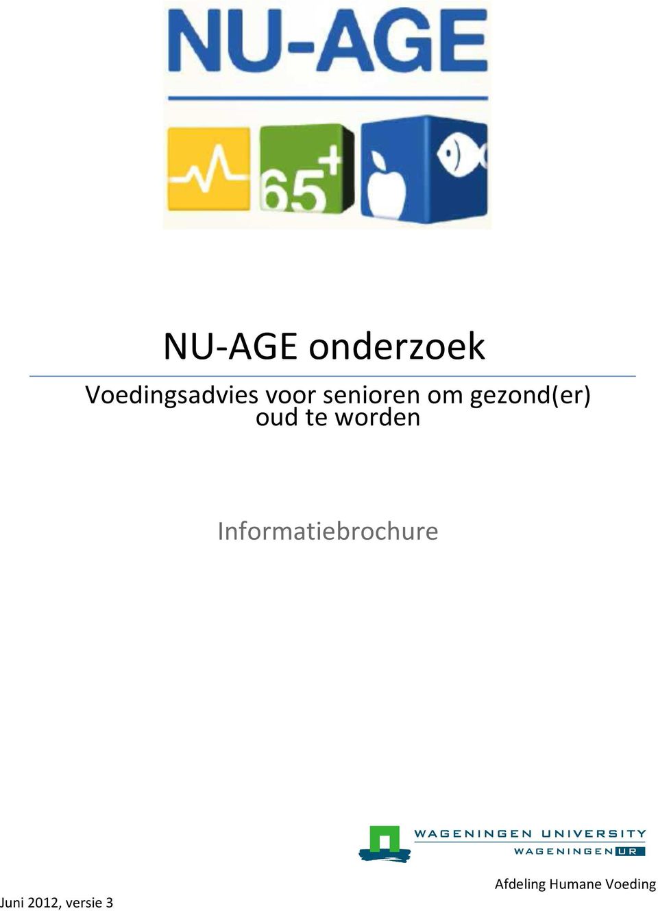 te worden Informatiebrochure Juni