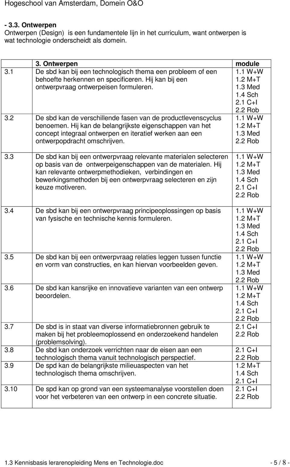 2 De sbd kan de verschillende fasen van de productlevenscyclus benoemen.