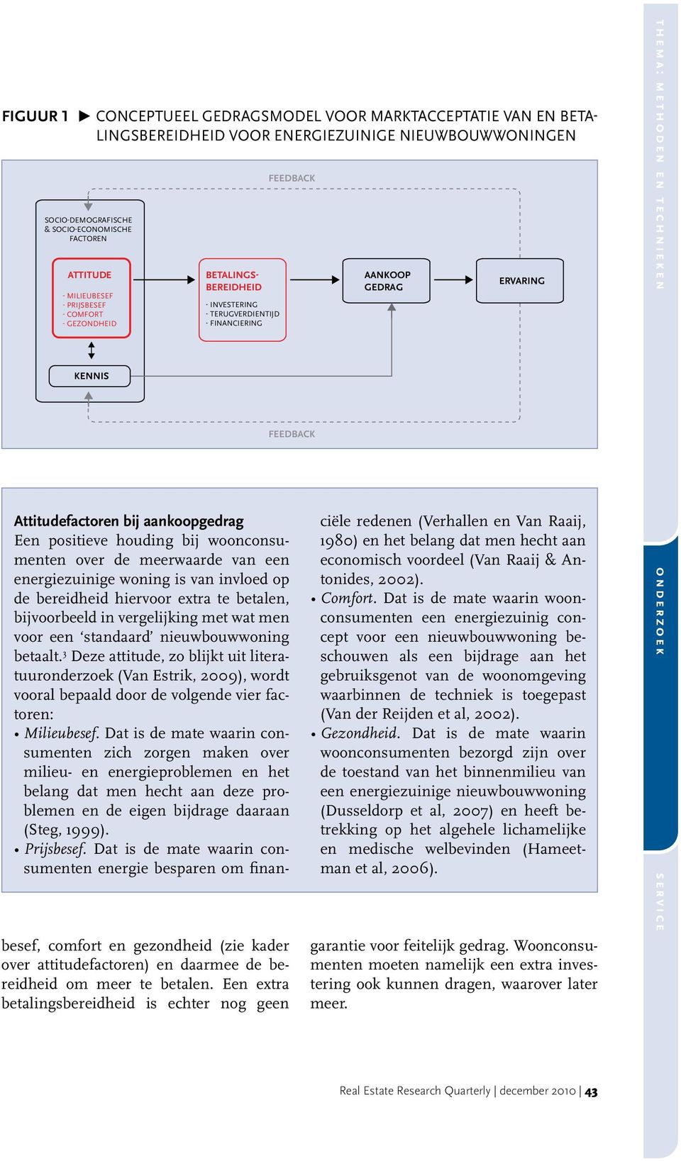 FEEDBACK besef, comfort en gezondheid (zie kader over attitudefactoren) en daarmee de bereidheid om meer te betalen.