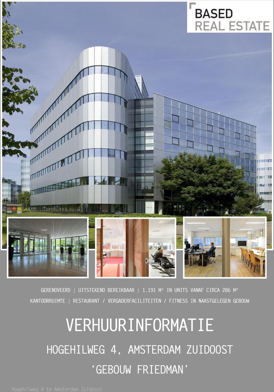 VERGADERFACILITEITEN / FITNESS IN NAASTGELEGEN GEBOUW