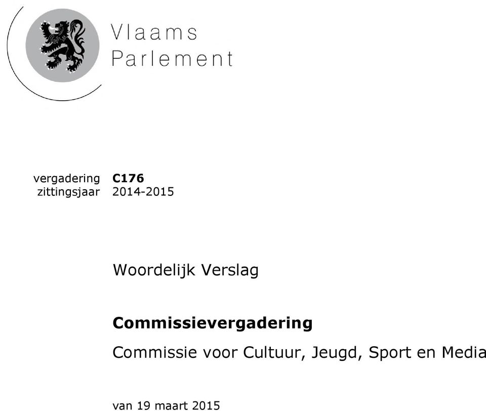 Commissievergadering Commissie voor