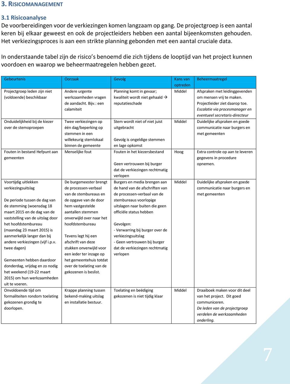 Het verkiezingsproces is aan een strikte planning gebonden met een aantal cruciale data.