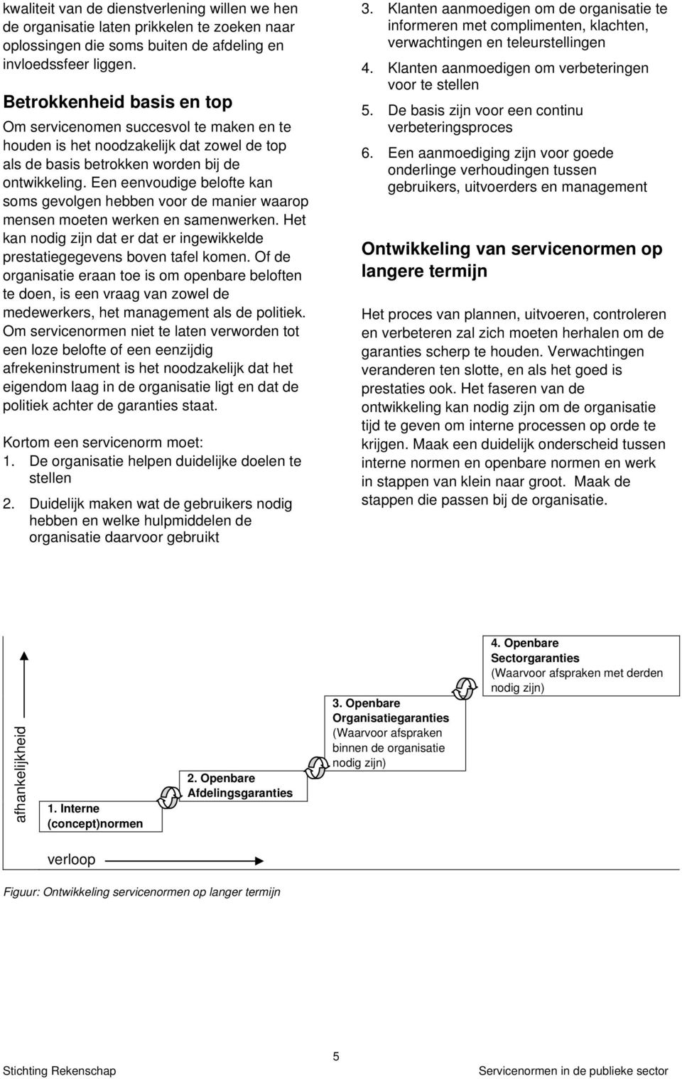 Een eenvoudige belofte kan soms gevolgen hebben voor de manier waarop mensen moeten werken en samenwerken. Het kan nodig zijn dat er dat er ingewikkelde prestatiegegevens boven tafel komen.