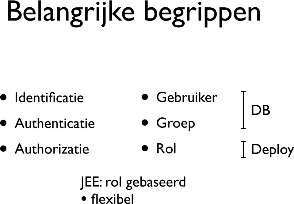 Authorizatie Gebruiker Groep