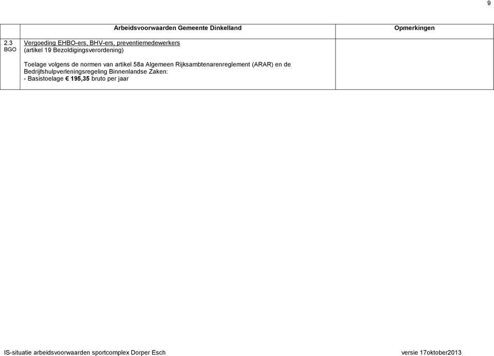 58a Algemeen Rijksambtenarenreglement (ARAR) en de