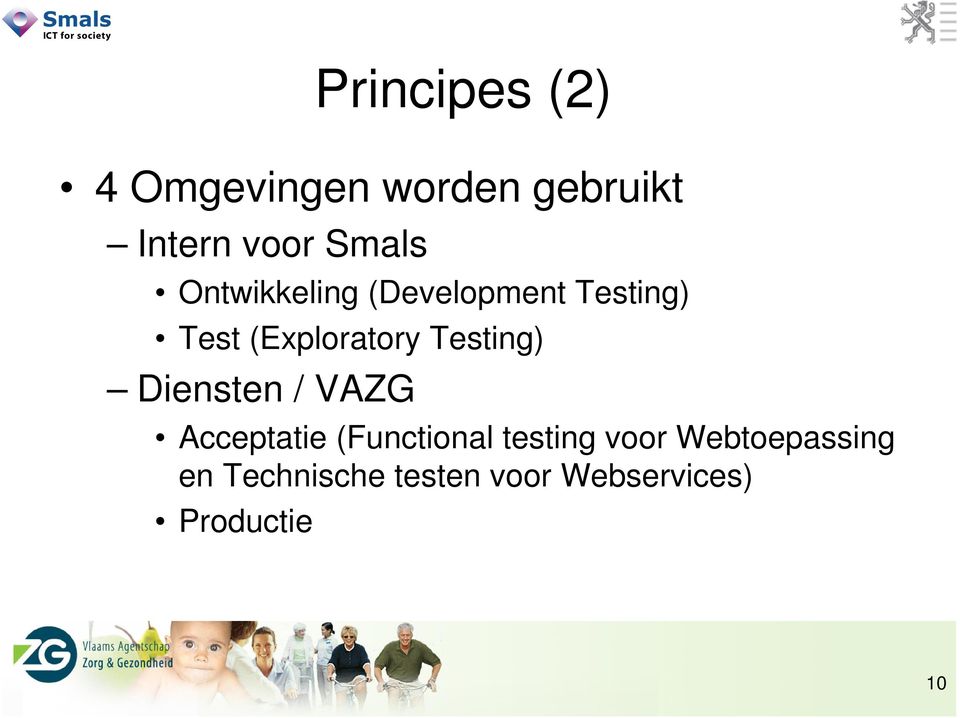 Testing) Diensten / VAZG Acceptatie (Functional testing