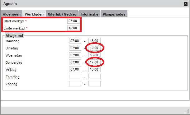 2. Standaard afspraak type (BGGZ). Hiermee regelt u welk afspraaktype standaard wordt aangemaakt wanneer u een patiënt een afspraak geeft die een BGGZ behandelepisode heeft. 3.