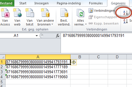 Voer eventueel zoekcriteria in en klik op de knop 'Search'. In het veld 'Search result' wordt de hoeveelheid beschikbare certificaten dat voldoet aan de zoekcritera getoond.