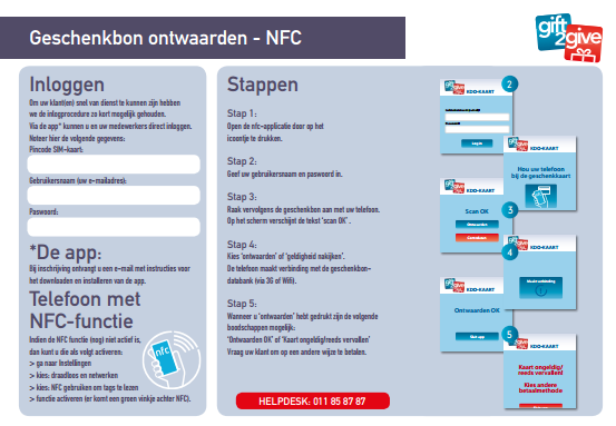 4. Manier 3: NFC Gratis app Draadloze comm.