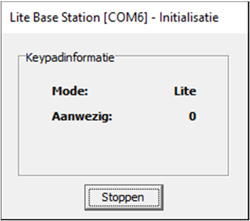 Om de keypads te initialiseren, selecteert u het tabblad IVS en klikt u in de groep Communicatie op de knop Alle keypads initialiseren.