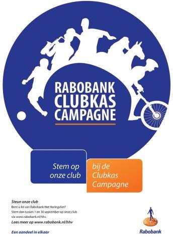 Stem op onze club bij Rabobank Clubkas Campagne van 1 t/m 30 september 2016 en steun onze clubkas!