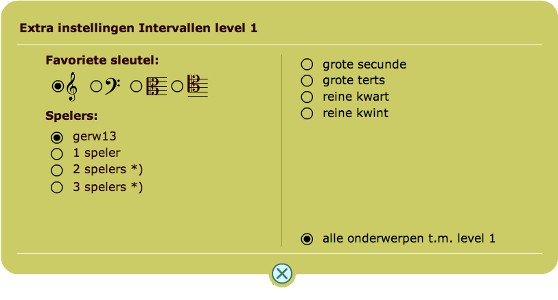 Intervallen, toonladders en akkoorden De modules intervallen, akkoorden en toonladders werken allemaal op de zelfde manier: Er wordt eerst iets voorgespeeld; luister goed.