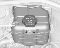188 Verzorging van de auto Koelvloeistof De koelvloeistof biedt vorstbescherming tot ca. -28 C.
