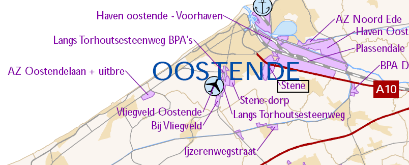35013_06 Stene Bron: Gewestelijke RUP Stedelijke gebieden Gemeente: Oostende Sectornummer: