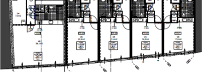 Na uitbreiding van het appartementengebouw functioneert dit gebouw als één woongebouw. Er is sprake van een gemeenschappelijke vluchtroute (galerij / trappenhuizen).