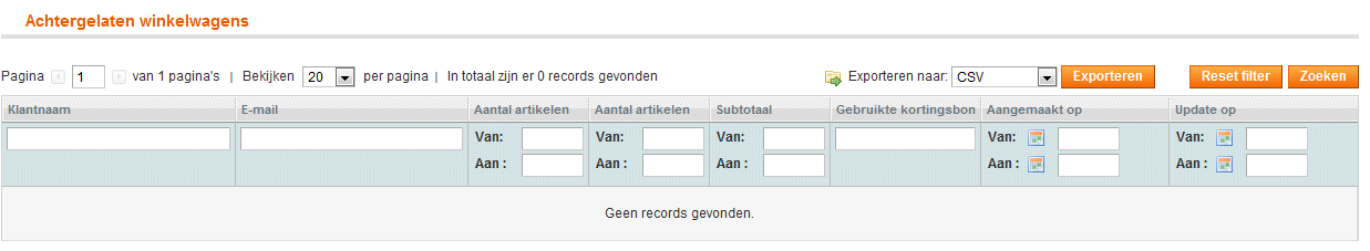 3. I het veld Tonen op specificeert u of de informatie in het rapport verzamelt per dag, maand of jaar. 4. Klik op de knop Vernieuwen om het rapport weer te geven zoals u hieronder kunt zien: 5.