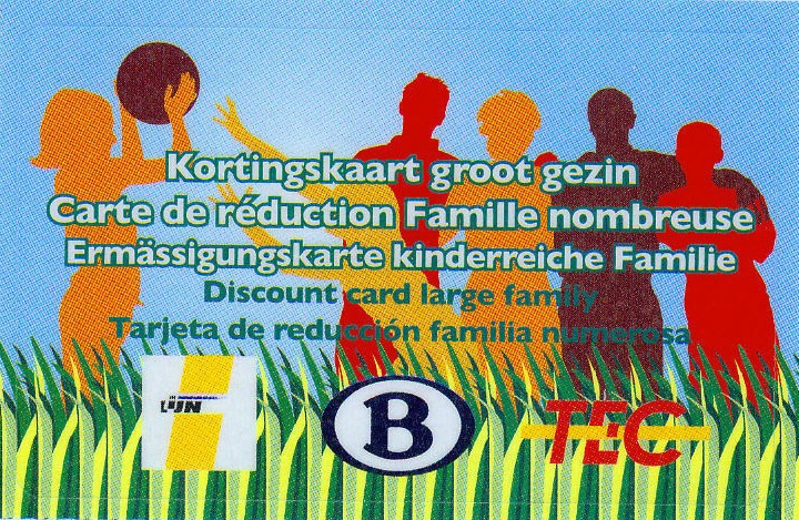 De kortingskaart Hebben recht op de kaart: alleen gezinnen die minstens 3 kinderen hebben of gehad hebben. Overleden kinderen tellen ook mee.