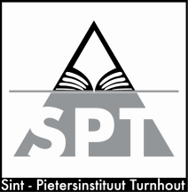 vzw Katholiek Onderwijs Regio Turnhout SINT-PIETERSINSTITUUT Jubileumlaan 1-2300 TURNHOUT tel. 014 63 99 11 - fax 014 63 99 12 info@sint-pietersinstituut.