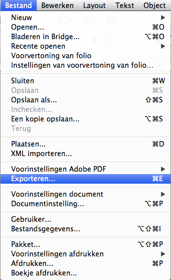 Geniete brochures 3/5 Een brochure bestand aanmaken in Adobe Indesign Open Adobe Indesign en maak een nieuw bestand aan.
