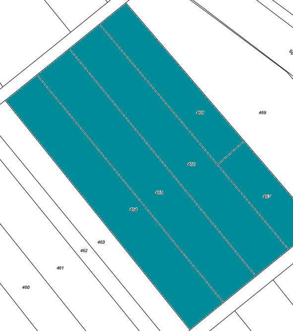 Kadaster Adres: Gemeente: Het Vlier te Zenderen Ambt Almelo Sectie en nummer: Sectie P, nummer 464, 465, 466, 467en 468 Oppervlakte: Eigendom: Opmerkingen: Totaal groot circa 1 ha 38 a 70 ca.