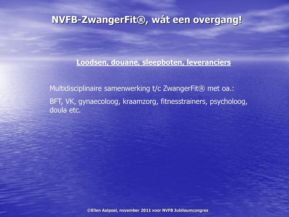 ZwangerFit met oa.