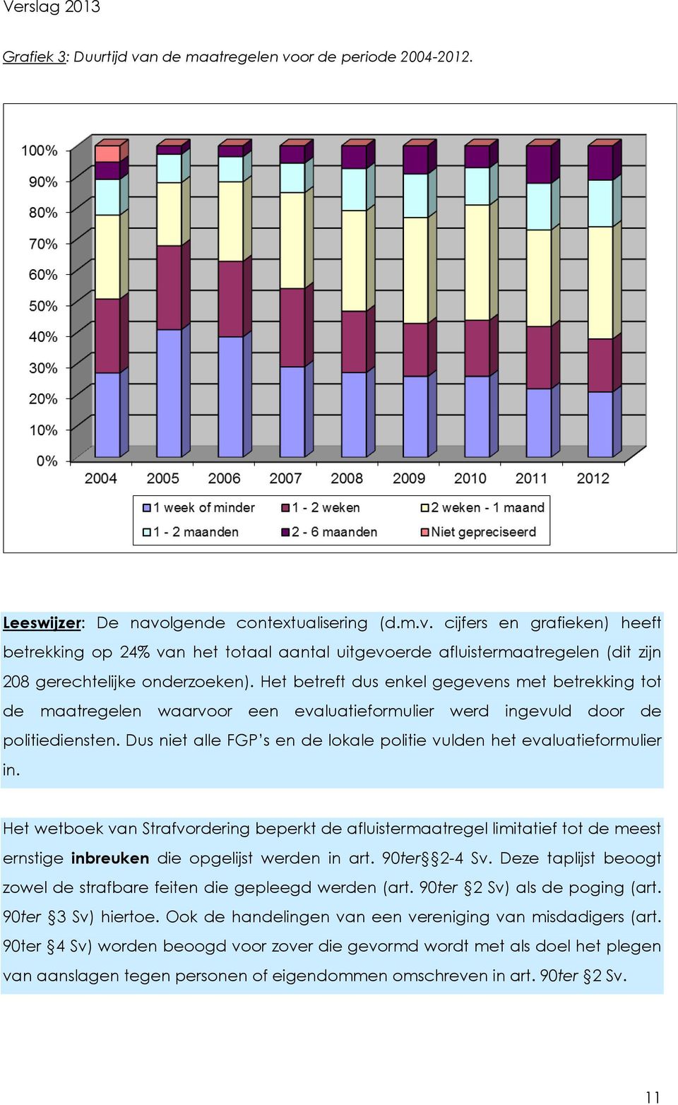 Dus niet alle FGP s en de lokale politie vulden het evaluatieformulier in.