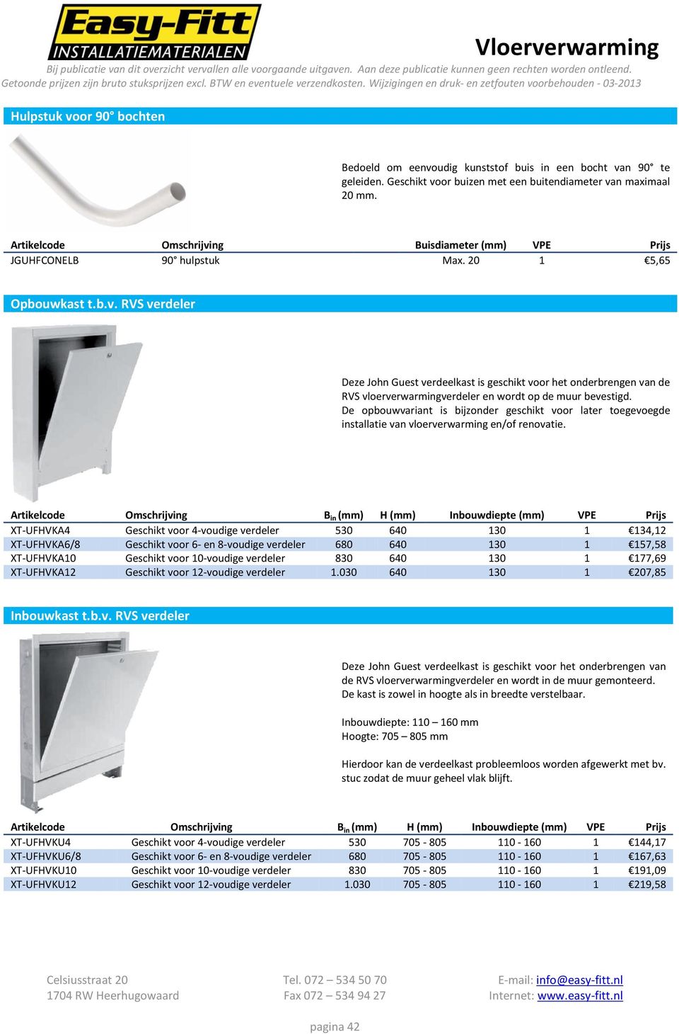 De opbouwvariant is bijzonder geschikt voor later toegevoegde installatie van vloerverwarming en/of renovatie.