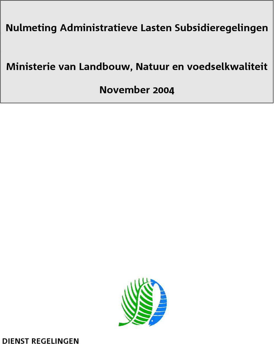 Landbouw, Natuur en