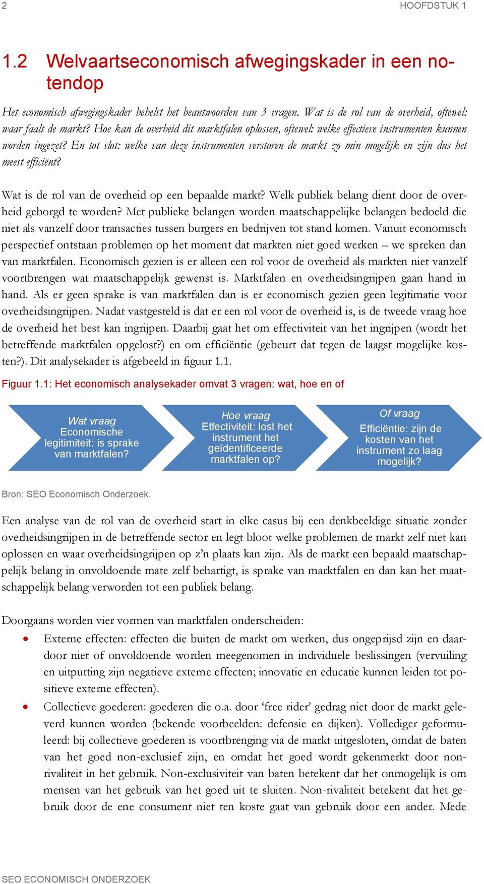 En tot slot: welke van deze instrumenten verstoren de markt zo min mogelijk en zijn dus het meest efficiënt? Wat is de rol van de overheid op een bepaalde markt?