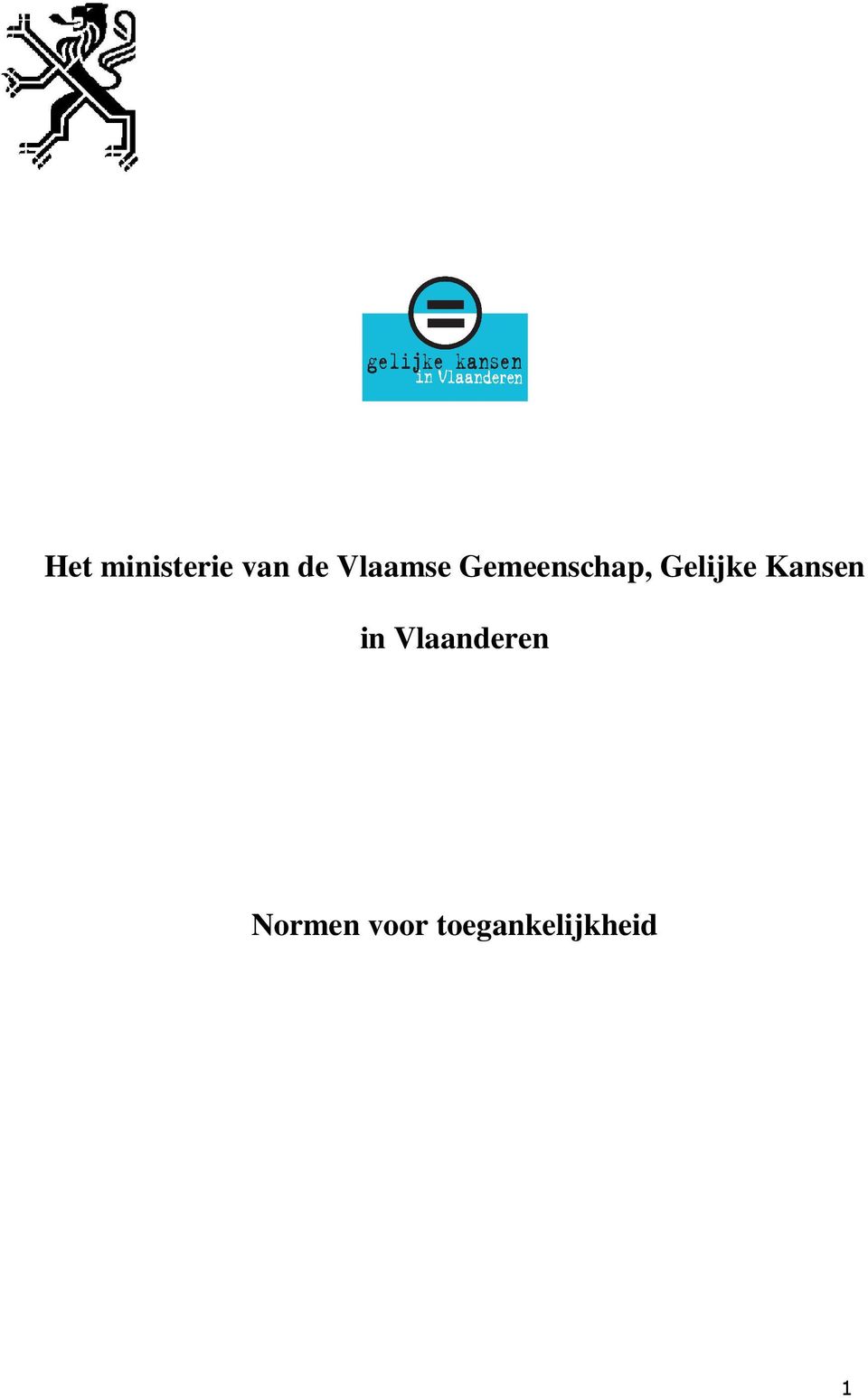 Gelijke Kansen in