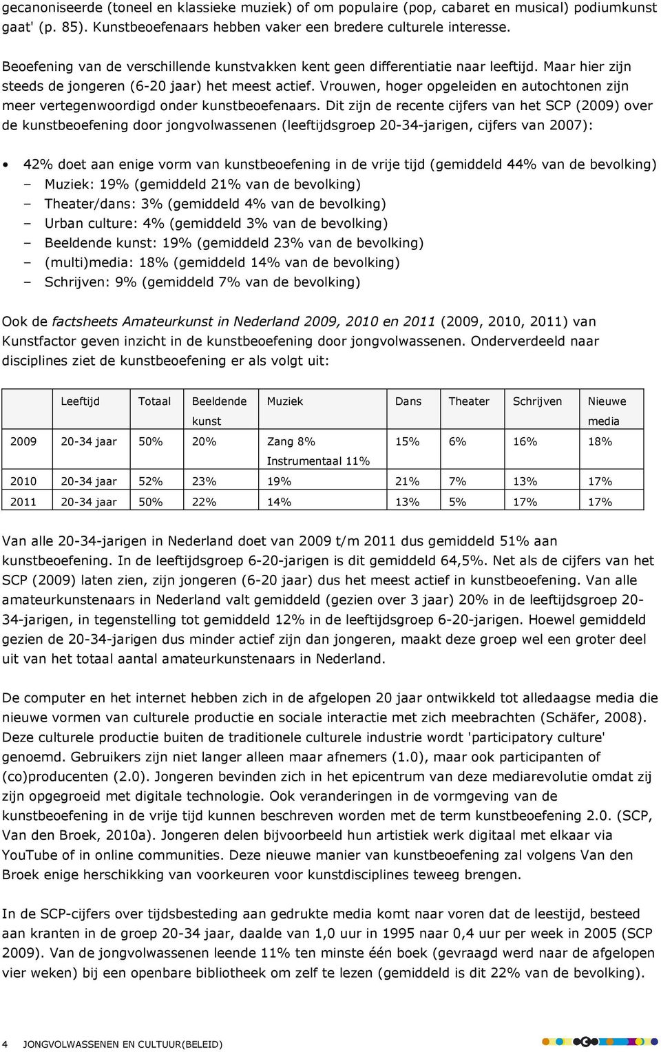 Vrouwen, hoger opgeleiden en autochtonen zijn meer vertegenwoordigd onder kunstbeoefenaars.