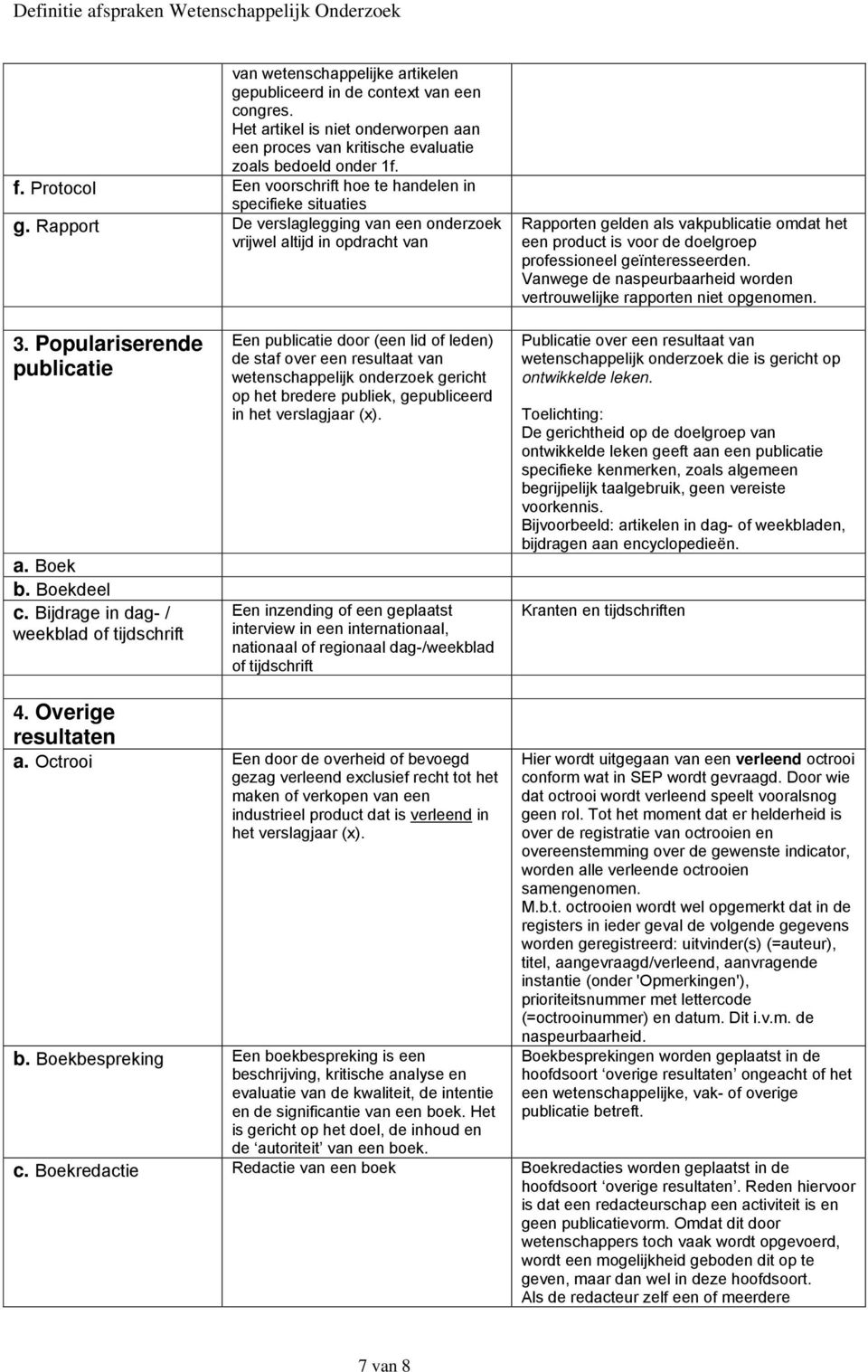 Rapport De verslaglegging van een onderzoek vrijwel altijd in opdracht van Rapporten gelden als vakpublicatie omdat het een product is voor de doelgroep professioneel geïnteresseerden.