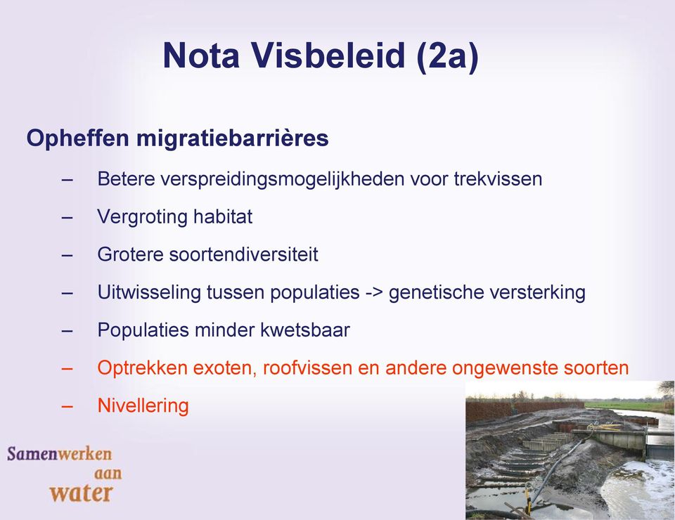 soortendiversiteit Uitwisseling tussen populaties -> genetische